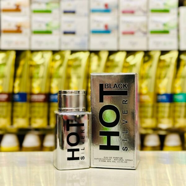 عطر هوت بلاك سيلفر رجالي 100 مل
