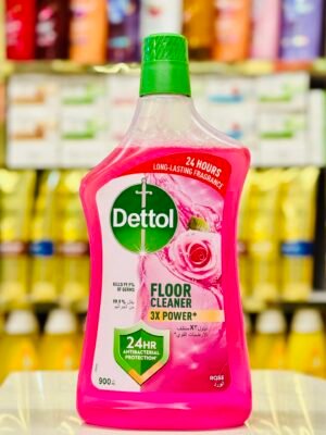 سائل ومنظف الأرضيات ديتول (Dettol) المضاد للبكتيريا برائحة الورد، 900 مل