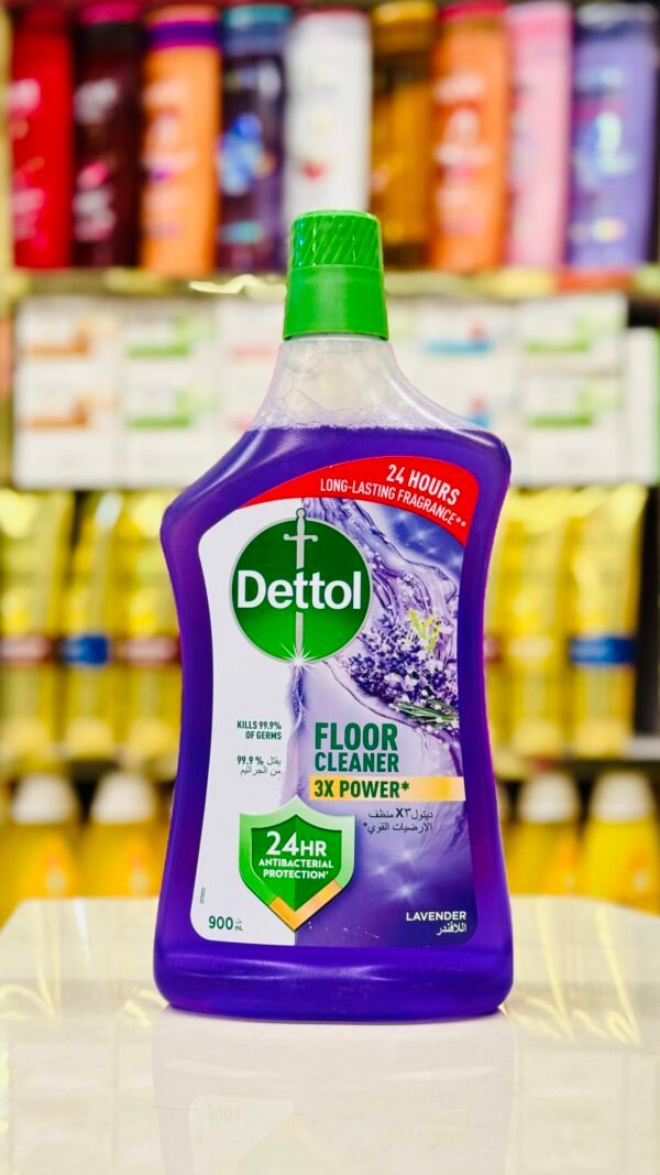 سائل ومنظف الأرضيات ديتول (Dettol) المضاد للبكتيريا برائحة اللافندر، 900 مل