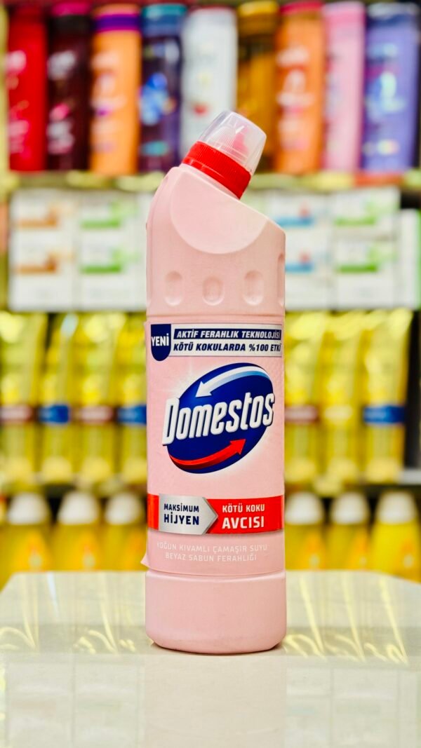 سائل كلور ومطهر دميستوس (Domestos) الوردي، 750 مل