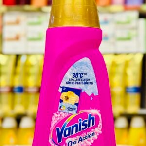 سائل فانيش (Vanish) الوردي مزيل البقع للملابس الملونة، 1000 مل