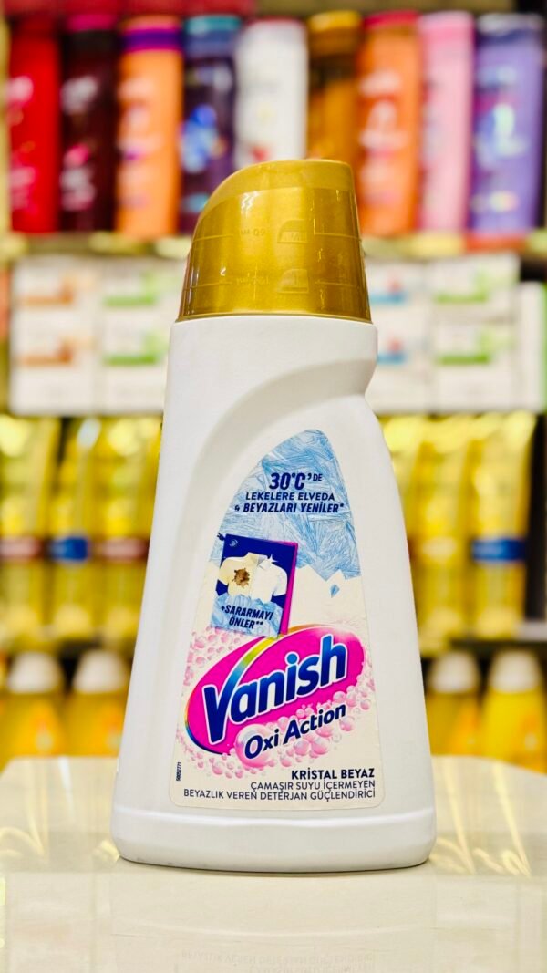 سائل فانيش (Vanish) مزيل البقع للملابس البيضاء، 1000 مل