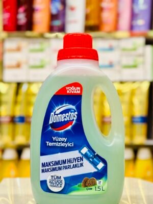 سائل دميستوس (Domestos) منظف ومطهر الأرضيات برائحة الصبار، 1.5 لتر