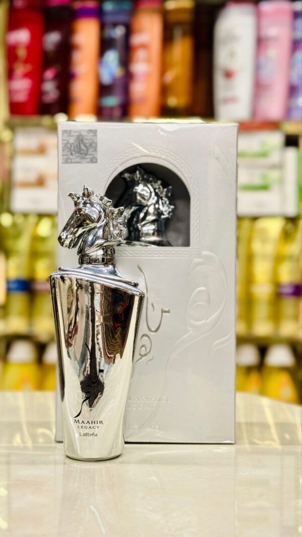 عطر لطافة ماهر فضي رجالي 100 مل