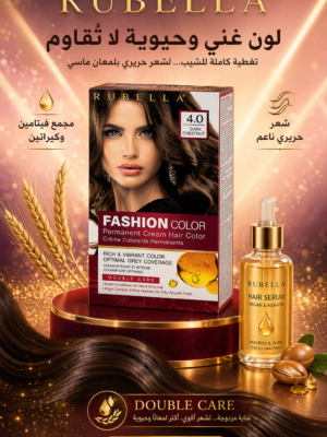 7455b02b-2af4-4931-8313-6f185af7c936.png صبغة روبيلا فاشن كلر 4.0 كستنائي داكن 50 مل