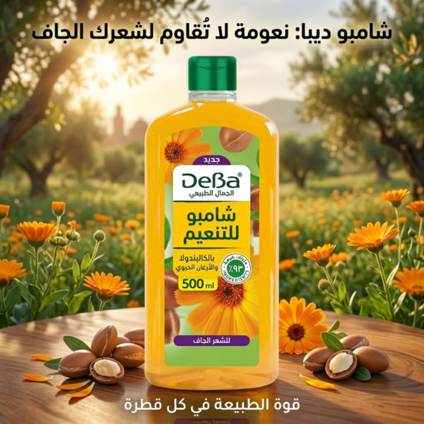 شامبو ديفا بالكاليندولا والارغان الحيوي 500مل